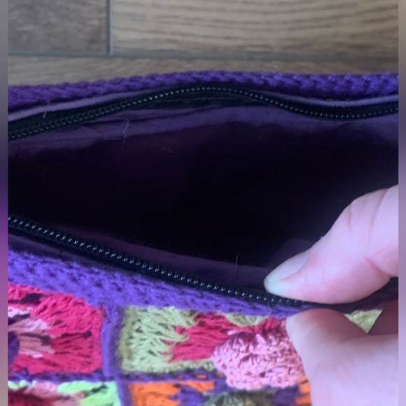 1970’s Crochet & Wicker Boho Handbag - Picture 7 of 7